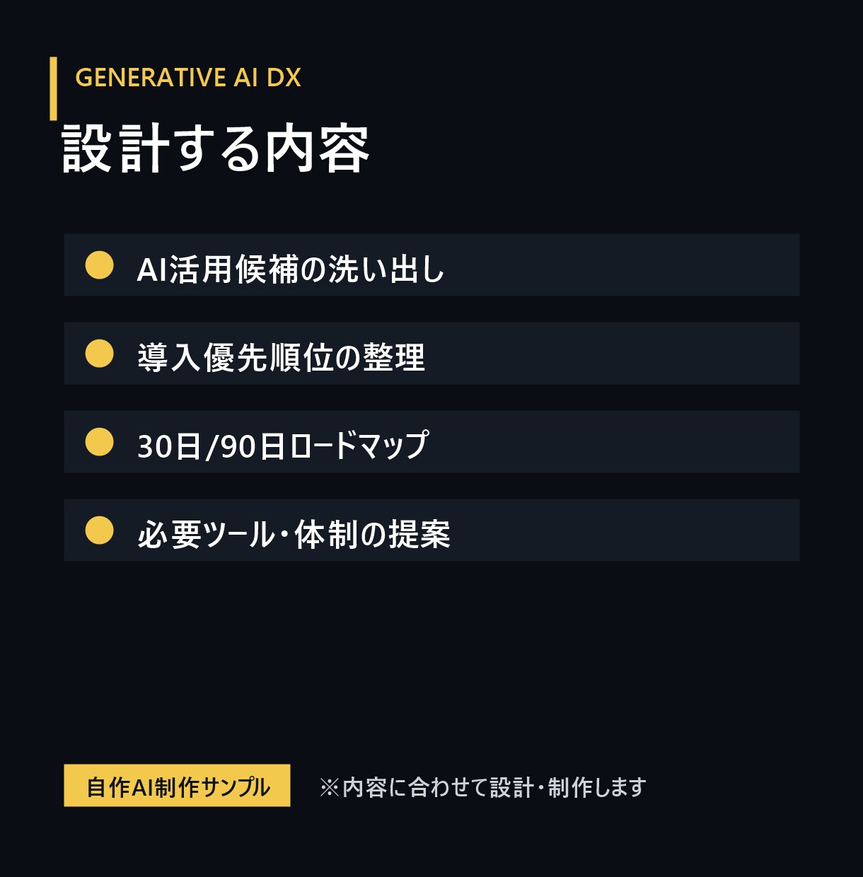 社内業務のAI導入計画を作成します 業務棚卸しから導入手順まで整理 イメージ2