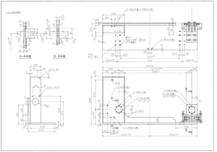AUTOCADにて図面作成いたします 機械/建築/電気/階段/製缶などの図面を作成いたします。 イメージ6