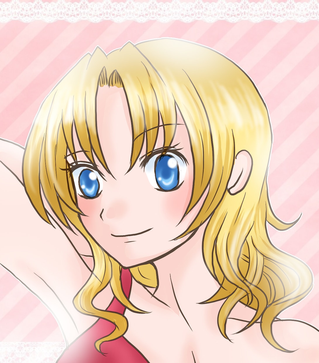 かわいいアニメ調ＳNＳアイコン描きます かわいい！アニメ調カラーイラストをアイコンにしませんか？ イメージ1