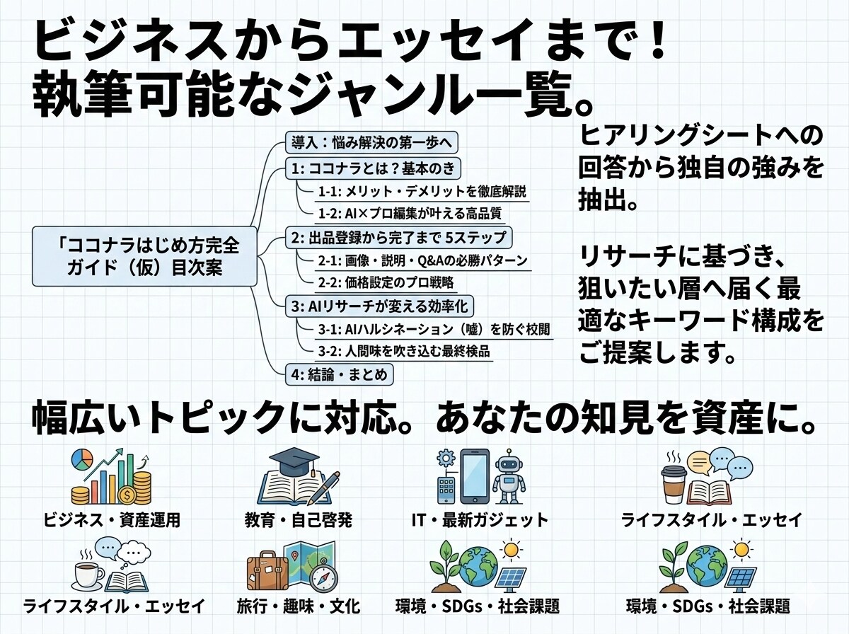 1.2万字note制作。AIで速さ品質を両立します 有料販売も可能な高品質。SEO済みの1.2万字で資産化。 イメージ2