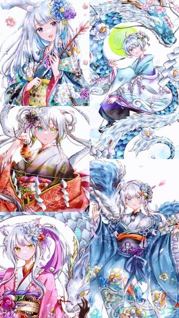 アナログ風な絵柄でご希望のイラスト全般お描きします 年賀絵、アイコン、MV絵、サムネ、キービジュアル、キャラデザ イメージ5