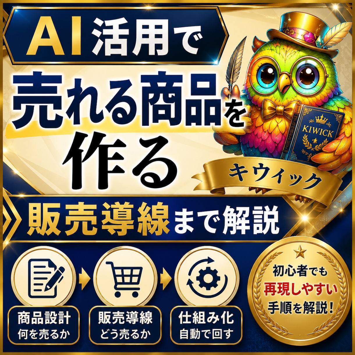 AIで売れる商品作りをお手伝いします AIで商品を作り販売につなげたい方へ イメージ1