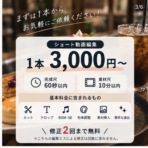 Instagramリール、ショート動画を編集します 5ヶ月でInstagram1万人の運用経験活かして制作します イメージ3