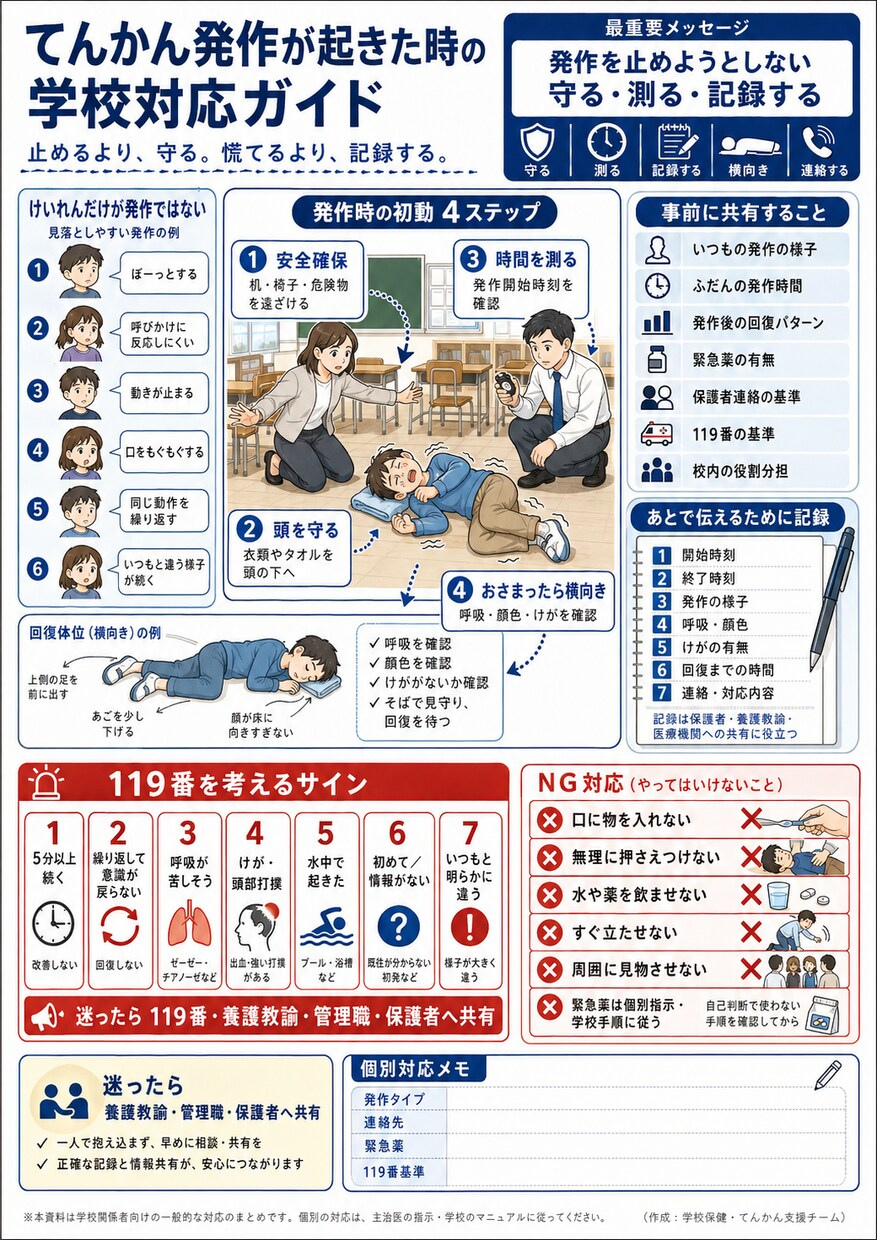 先生に伝わる病気配慮シート作成します 学校へ伝える配慮事項を資料化します イメージ1