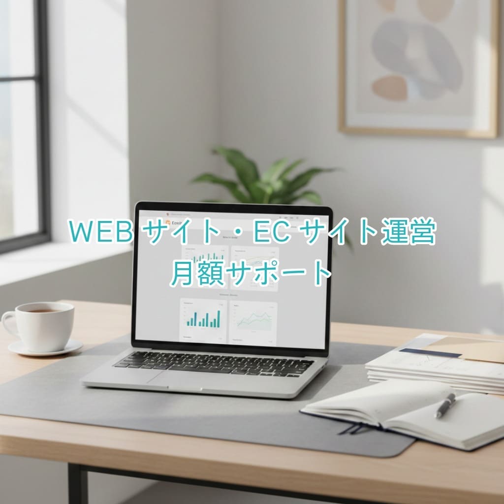 メディア運営を支援します 制作後も伴走サポート 運営までおまかせ 更新・改善を継続支援 イメージ1