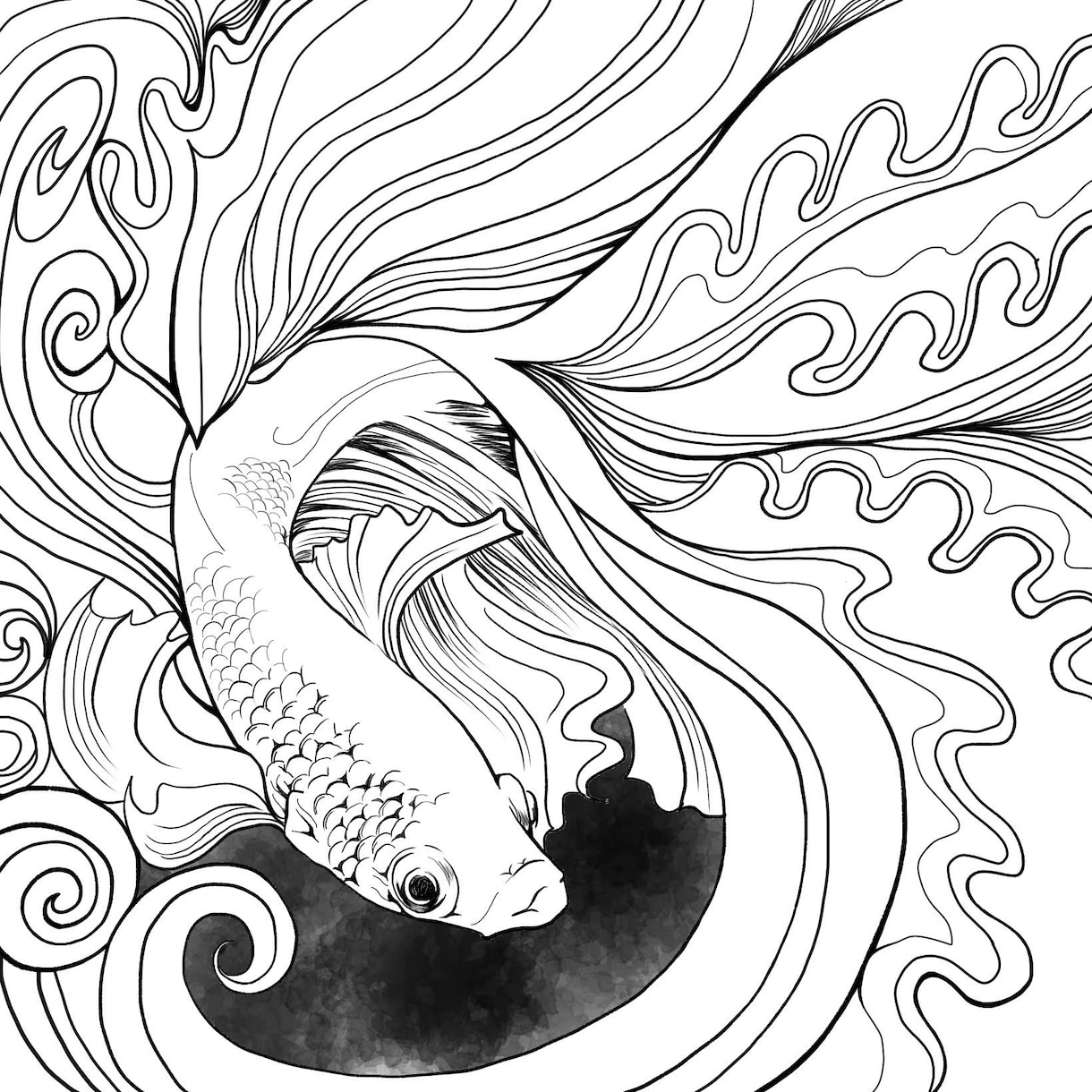 モノクロイラスト描きます ご希望のモチーフでモノクロイラスト作成します。 イメージ1