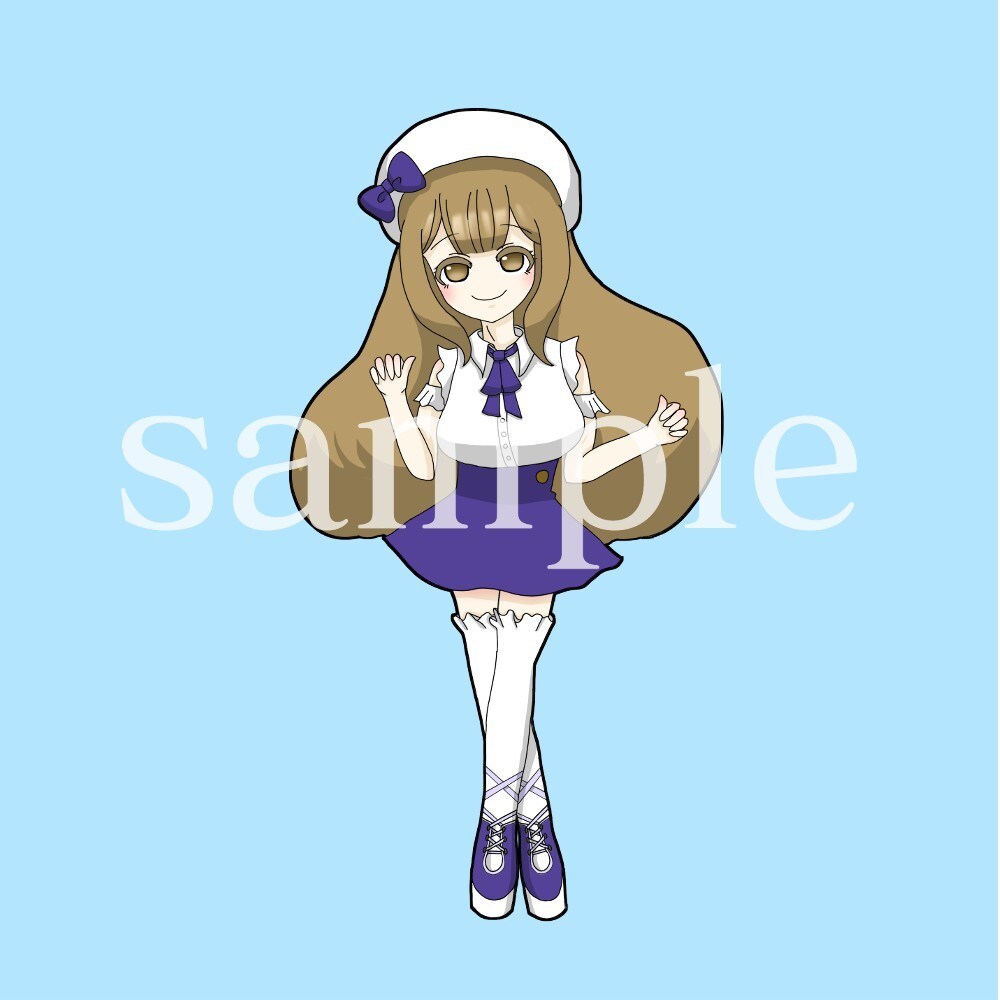 全身イラスト描きます オリジナルでかわいいイラスト描きます(=ﾟωﾟ)ﾉ イメージ5