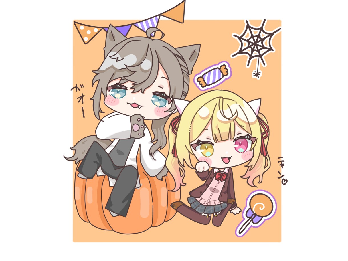 カラーラフまで修正無制限！アイコンイラスト描きます 【実績作りで先着3名様まで格安で承り！商用利用〇】 イメージ2