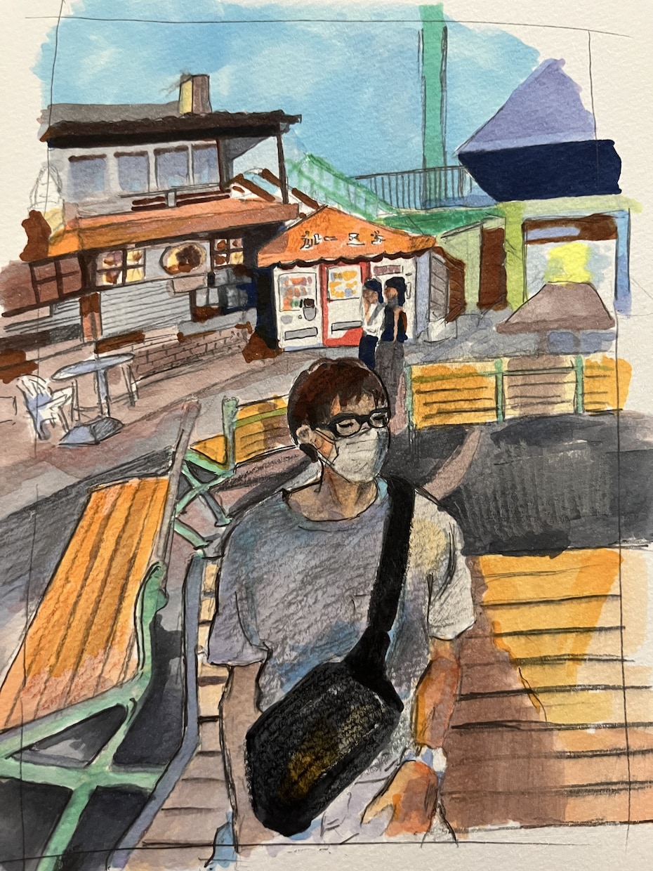 思い出の場所、好きな風景、お店、街、描きます 大切な場所を絵画として残したい方へ。大切な人への贈り物に イメージ3