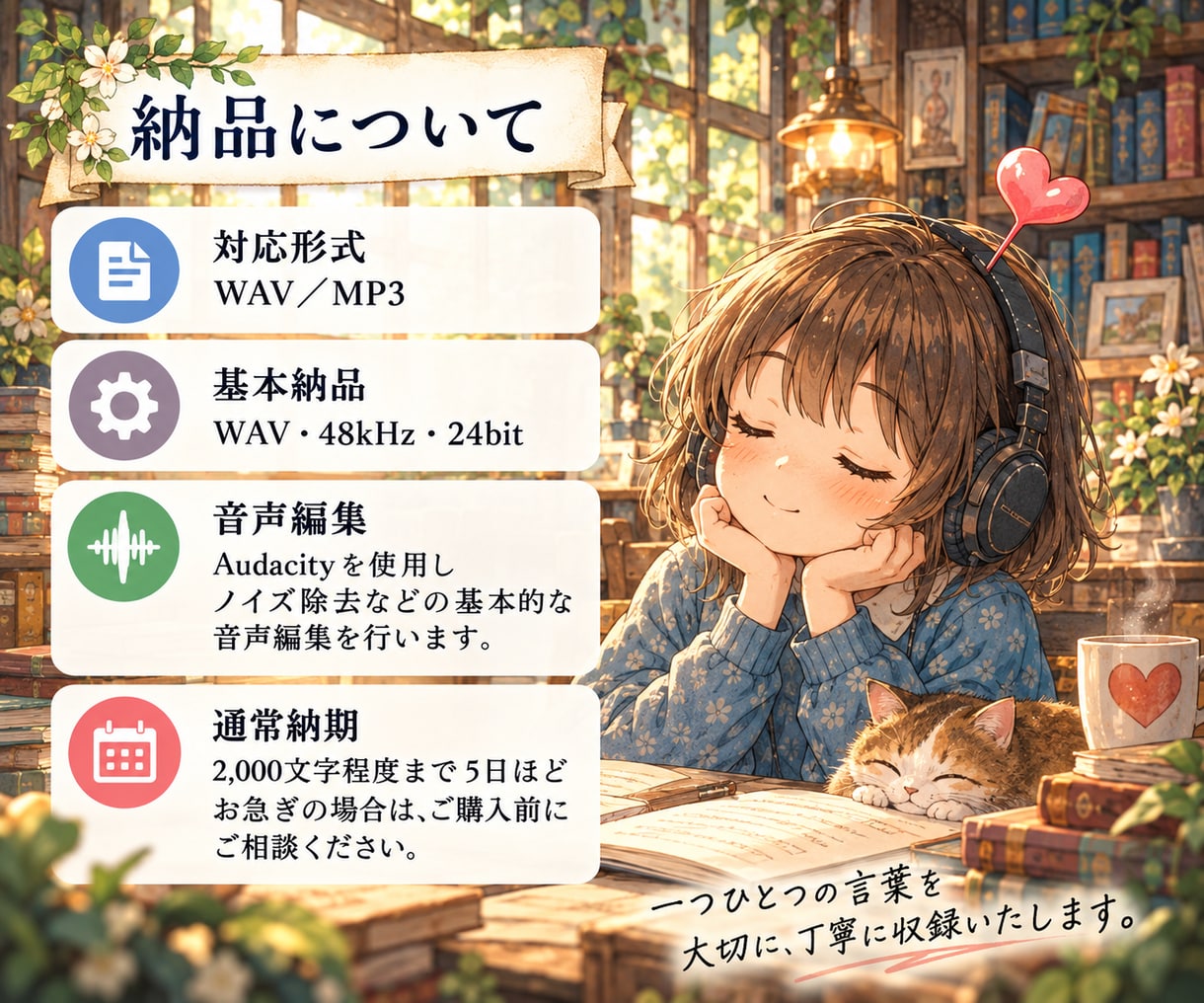 元プロ声優がナレーションを心を込めてお届けします YouTube・企業動画・CMなど伝えたい想いを声に乗せます イメージ6