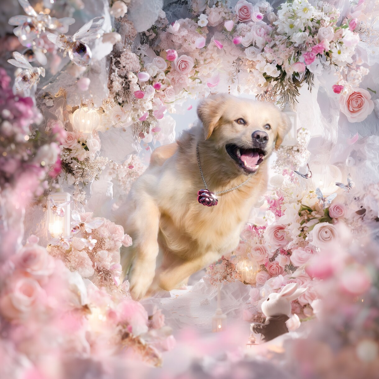 ペットのお写真をオーダーメイドアートに仕上げます あなたの大切なペットを、ファンタジーキャンバスアートに！ イメージ4