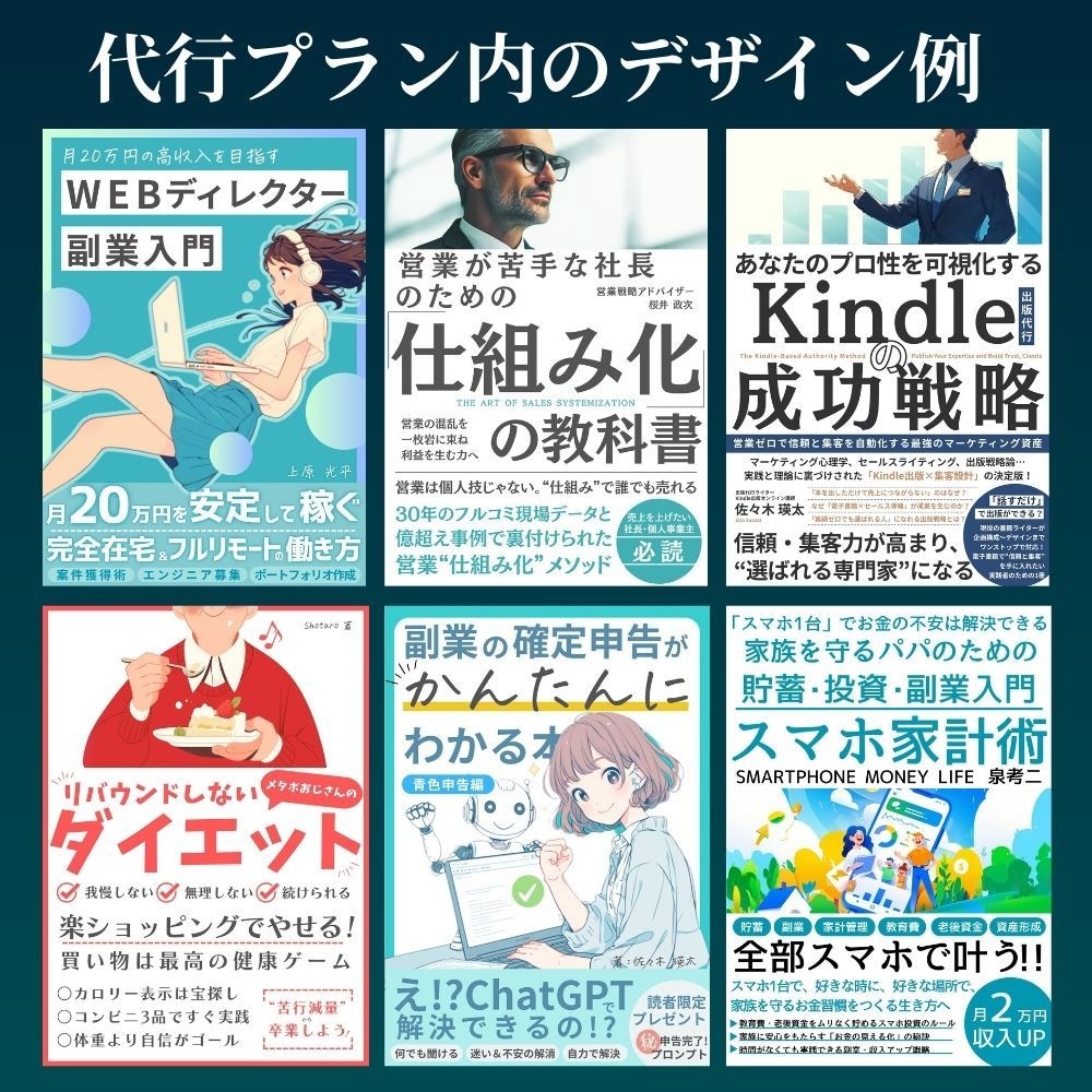 丸投げOK！ヒアリングのみで電子書籍出版代行します Amazonベストセラー著者があなただけの書籍を制作します イメージ3