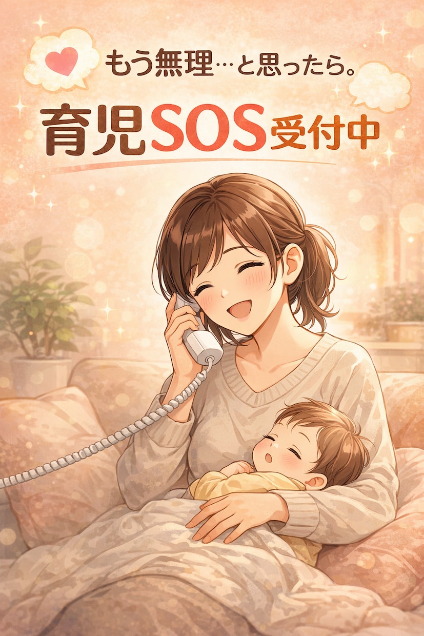 育児SOS/ あなたのSOSを聴きます 「もう無理…と思ったら。育児SOS受付中」 イメージ1