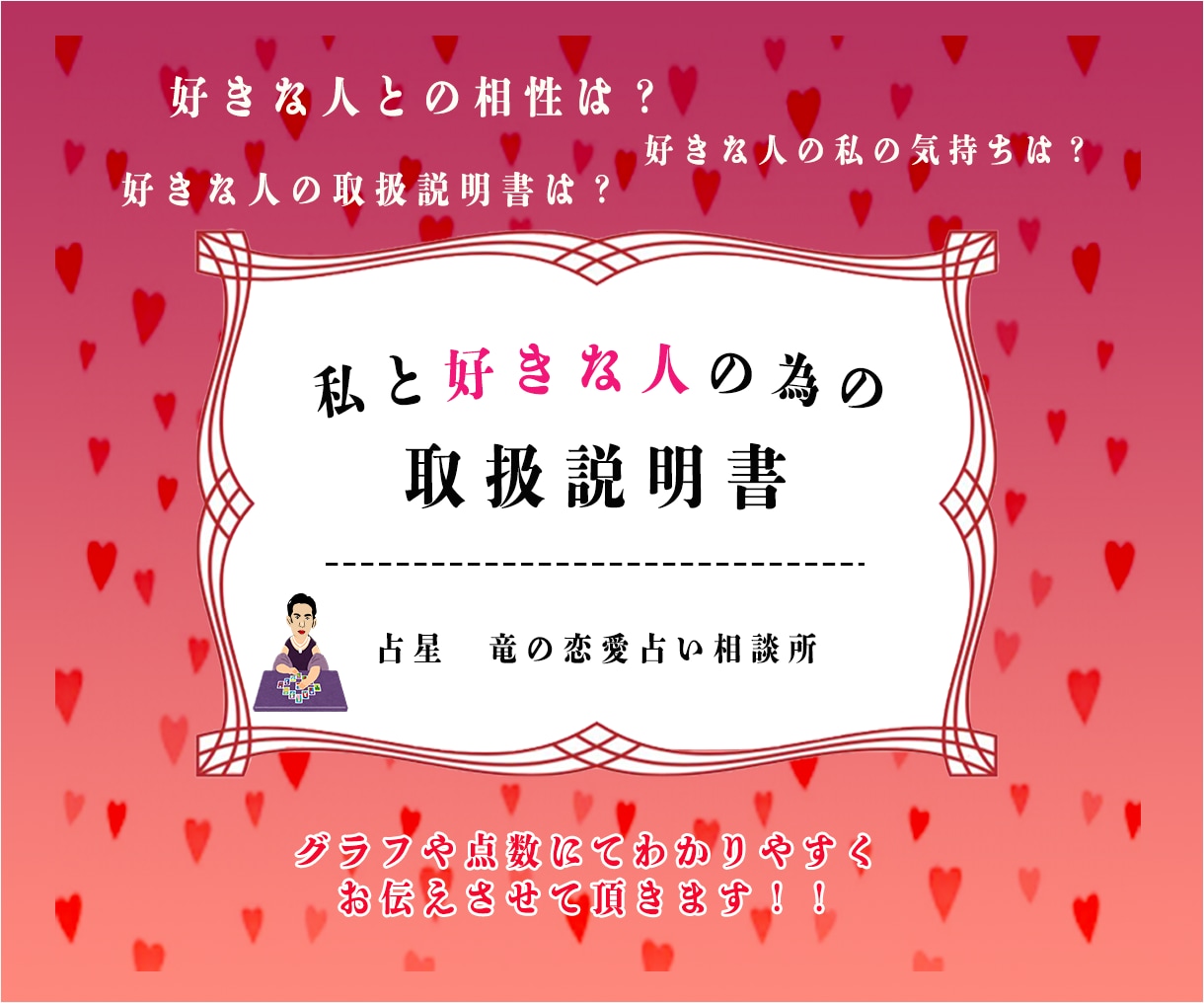 2人の為の特別な取り扱い説明書作成します 複数の占いで見る特別な鑑定であなた達だけの特別な説明書‼︎ イメージ1