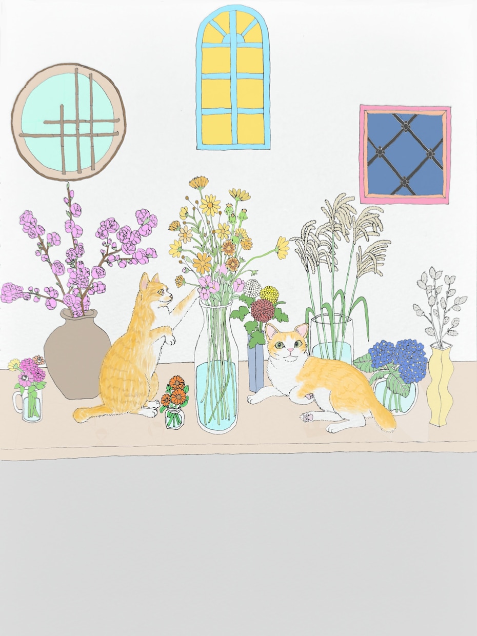 ペットのイラスト描きます ポップ、キュート、ファンタジー等ご要望をお聞かせください イメージ1