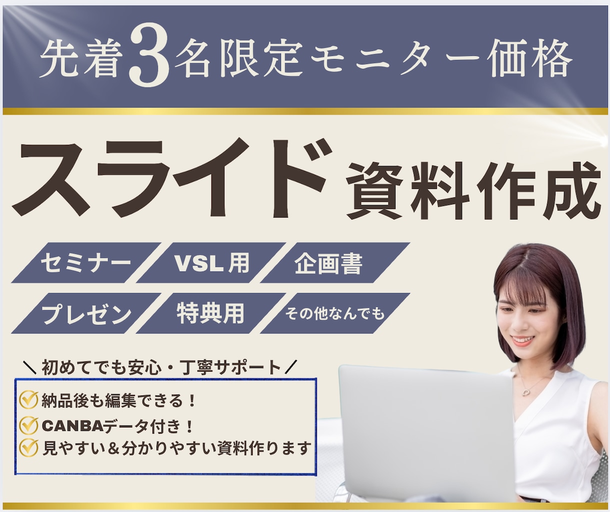 CANVAで伝わる資料制作します 見やすく整え、伝わる資料制作します イメージ1