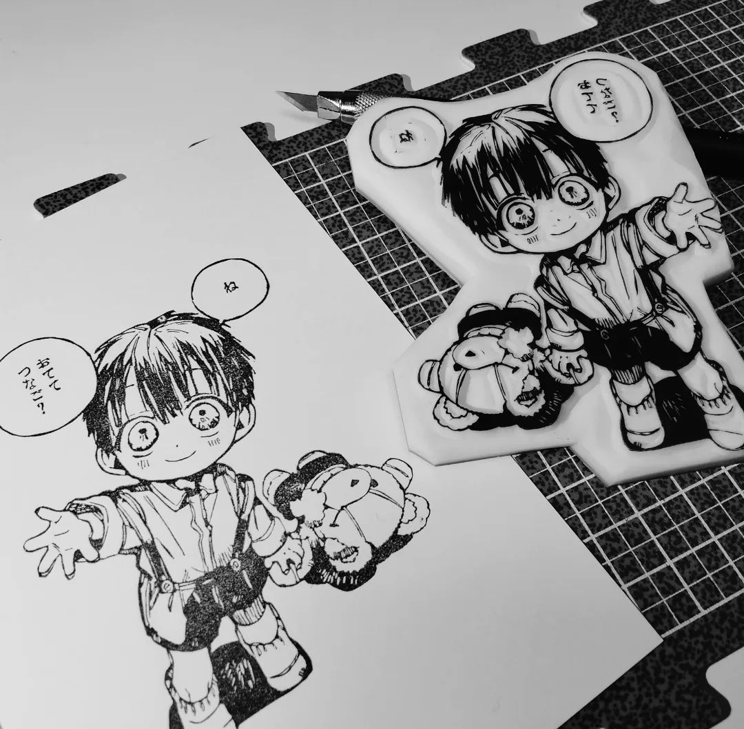 オーダーメイド消しゴムはんこ！作ります お店のロゴ、オリジナルグッズ、子供用、お子さんの絵 イメージ5