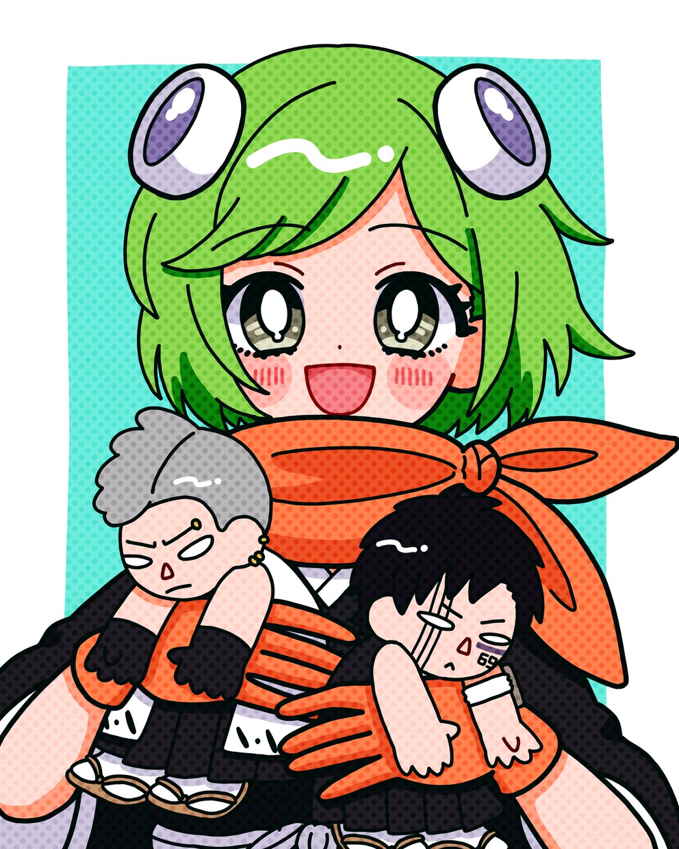 抜群に目立つ！レトロでポップなイラスト描きます アイコン・動画・グッズなど幅広く対応☆ イメージ8