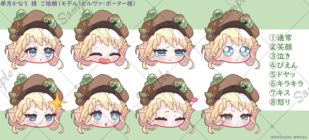 商用利用可能なミニキャラを表情豊かに描きます とてもかわいいミニキャラをあなたに イメージ7