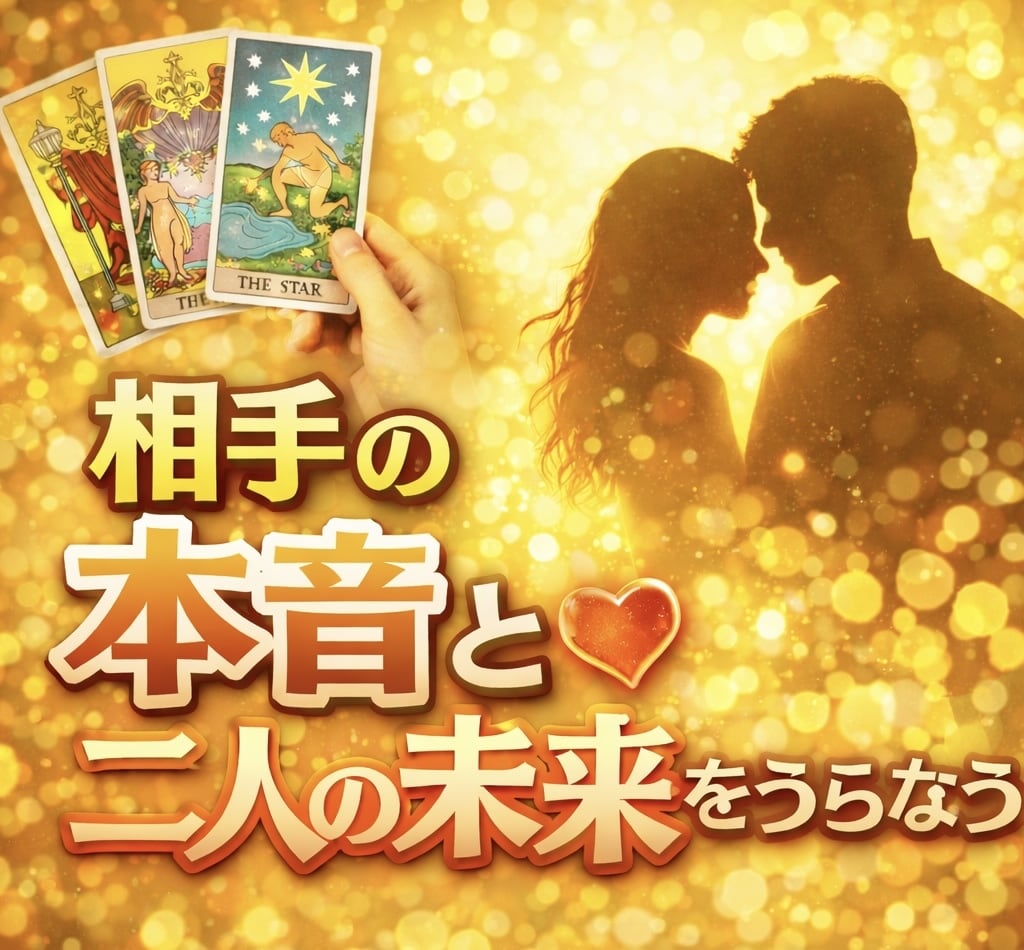 相手の本音と二人の未来を詳しく占います 四柱推命とタロットで、恋を立体的に読み解きます イメージ1