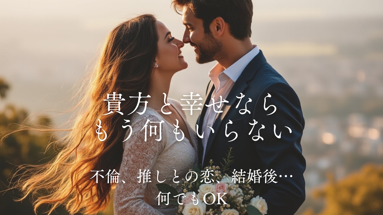 2000文字以上!どんな恋愛相談でも占います 片想い、両想い、秘密の恋、同性愛、年の差恋愛、複雑恋愛 イメージ1