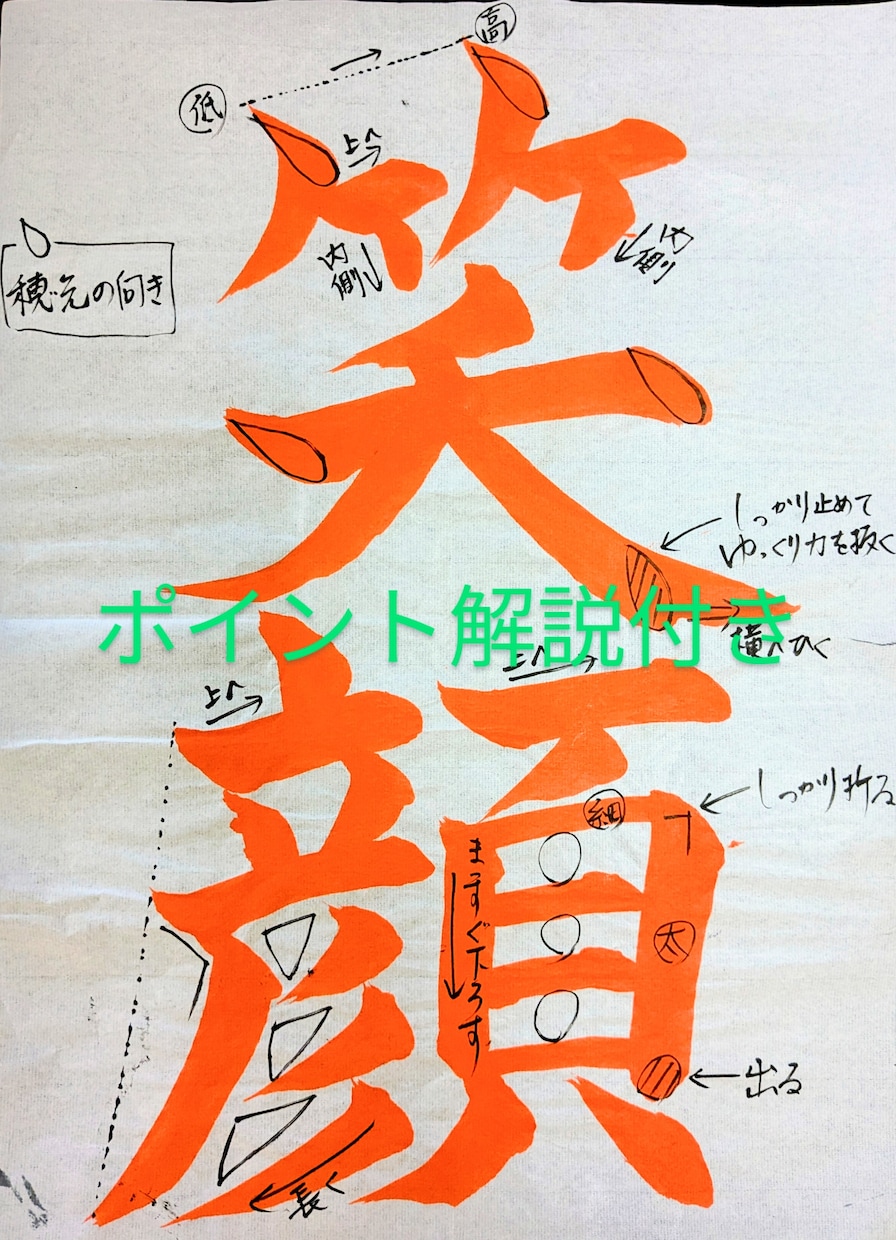 書道教室講師が習字・書道のお手本作成します 小中学生の課題に！楷書・行書のお手本を一枚一枚ご用意します イメージ4