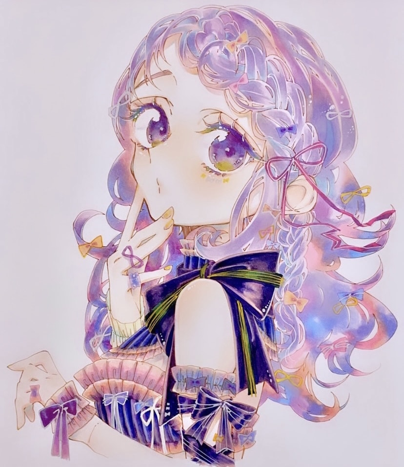 MVやサムネなど服までこだわるイラストを提供します 少女漫画のような顔の人物にハイセンスな洋服を着せ制作します イメージ1