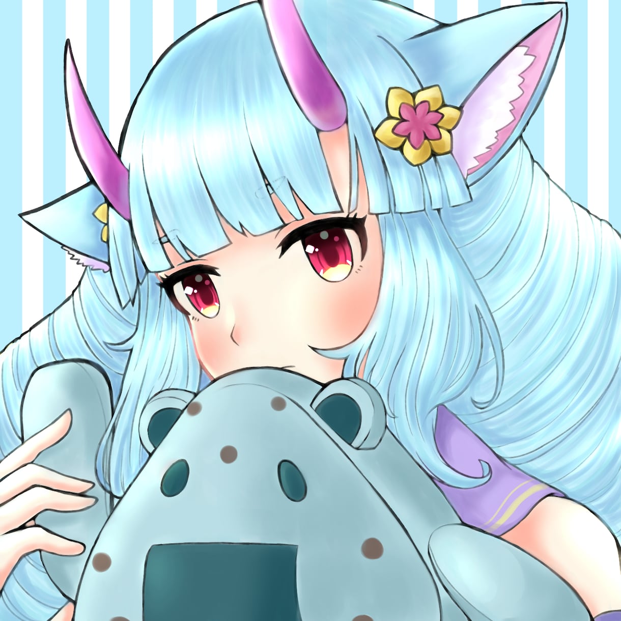 貴方だけのかわいいSNSアイコン描きます 可愛らしい画風のキャラクターアイコンをご提供致します！ イメージ1