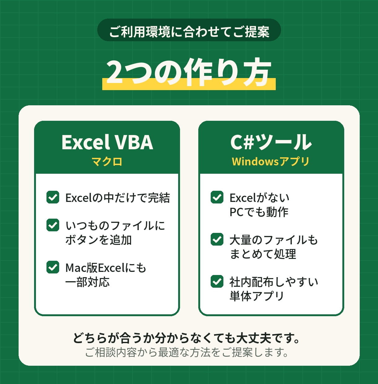 Excelの集計・転記作業を自動化します VBA・C#で毎月の手作業をボタン1つで完了 イメージ5
