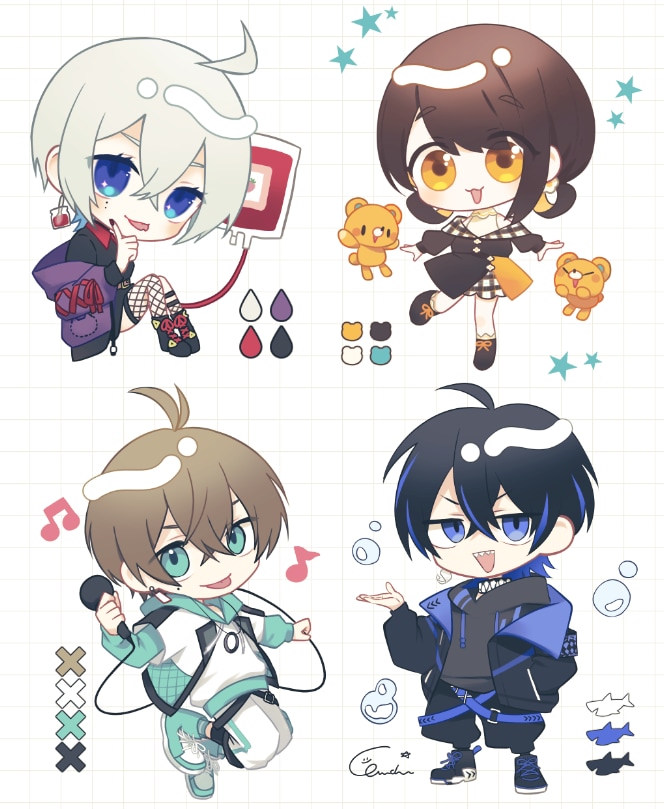 SDイラスト/デフォルメキャラクター制作致します 可愛い等身のイラストをアイコンやグッズ、スタンプにどうぞ！ イメージ2