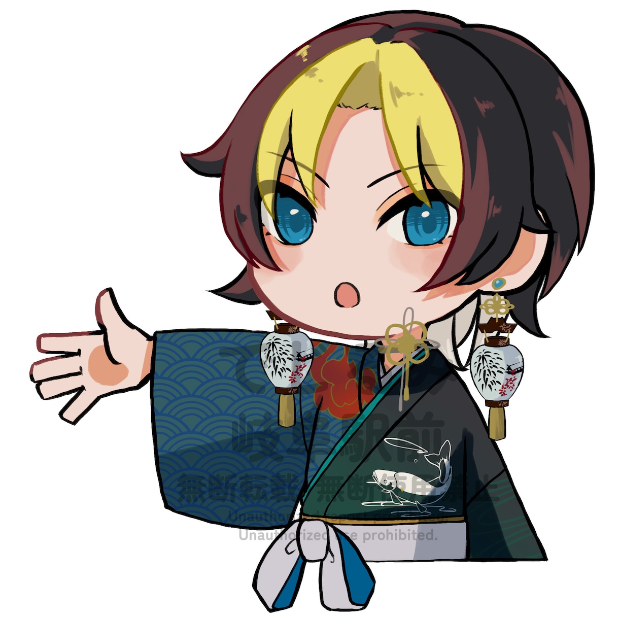 和風SDイラスト制作ます 和風以外にもかわいいデザイン承ります！ イメージ4