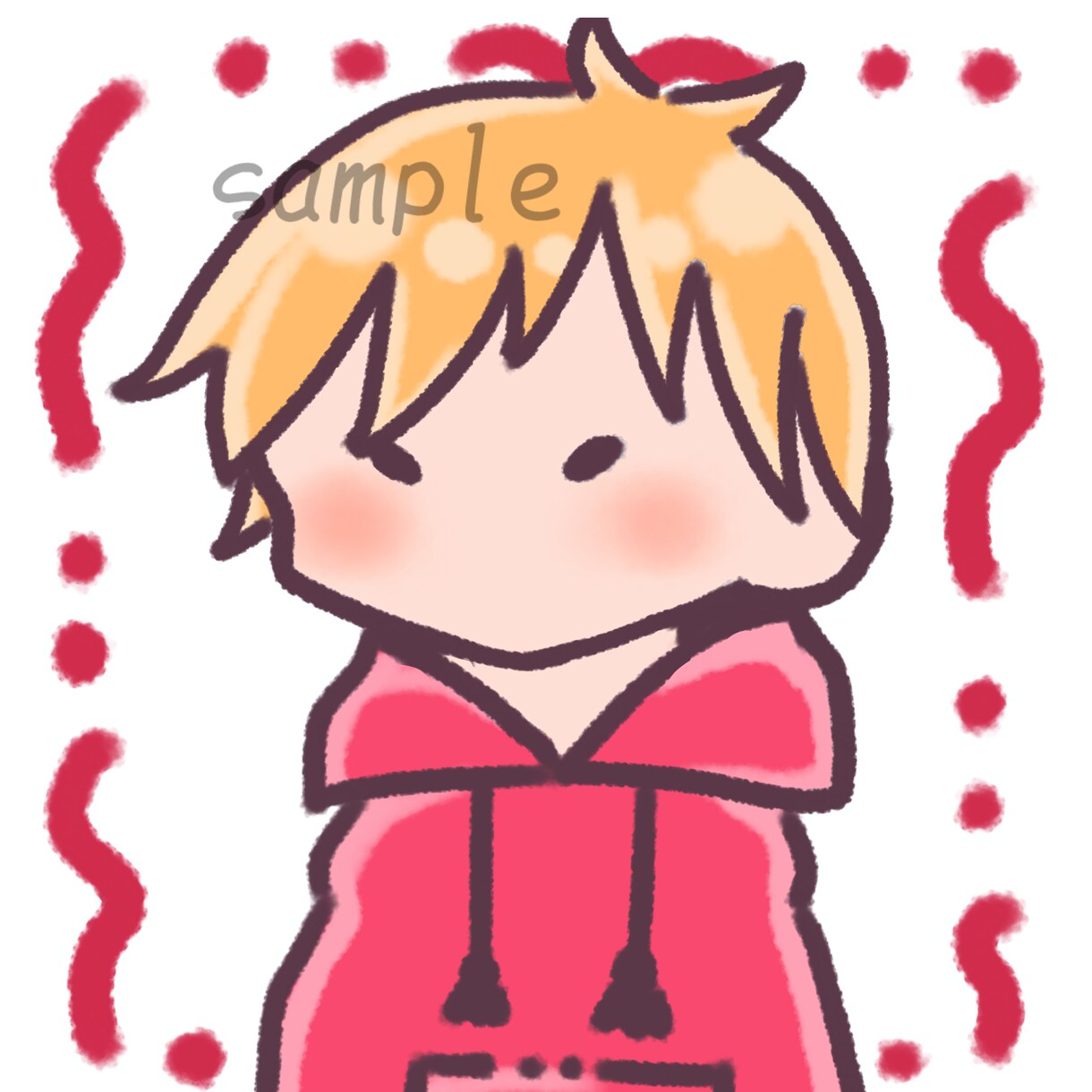 もちっと可愛いアイコン描きます もちっとした、ゆる可愛い絵柄のアイコンを迅速に作成いたします イメージ5