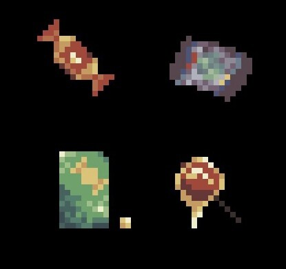 小さなドット絵アイコン描きます 記録時間1200時間以上の描き手が作る16x16pixel イメージ3
