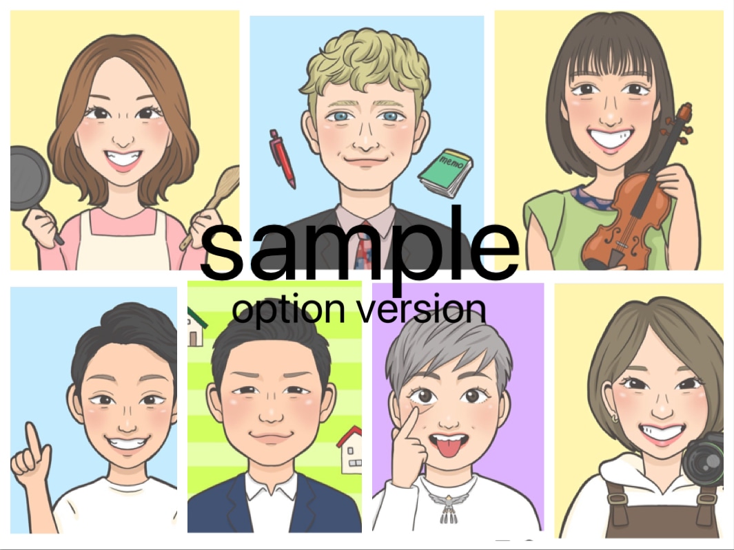 即日対応可！アイコン★名刺★お1人用似顔絵描きます ビビっ！と目をひく似顔絵をデータ作成致します！ イメージ8