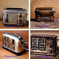 スチームパンク風なトースターをCGで制作しています Illustration of a toaster イメージ7