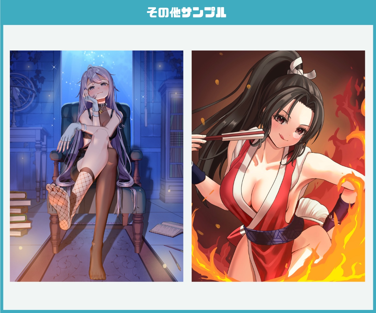 人物キャライラスト・一枚絵描きます Youtube Twitch　等に使えます イメージ3