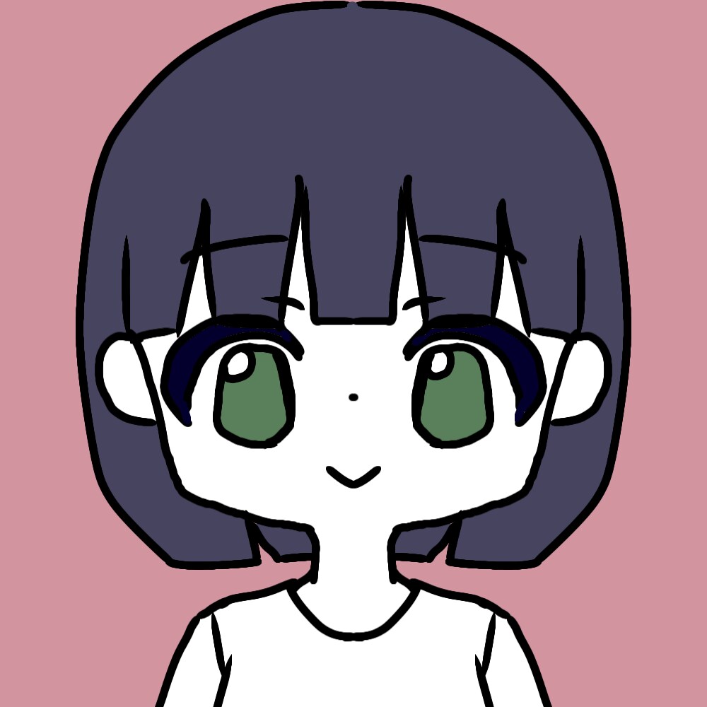最短１時間でシンプルなゆるいアイコン作ります 正面からのアイコン用イラストを短時間で描きます。 イメージ1
