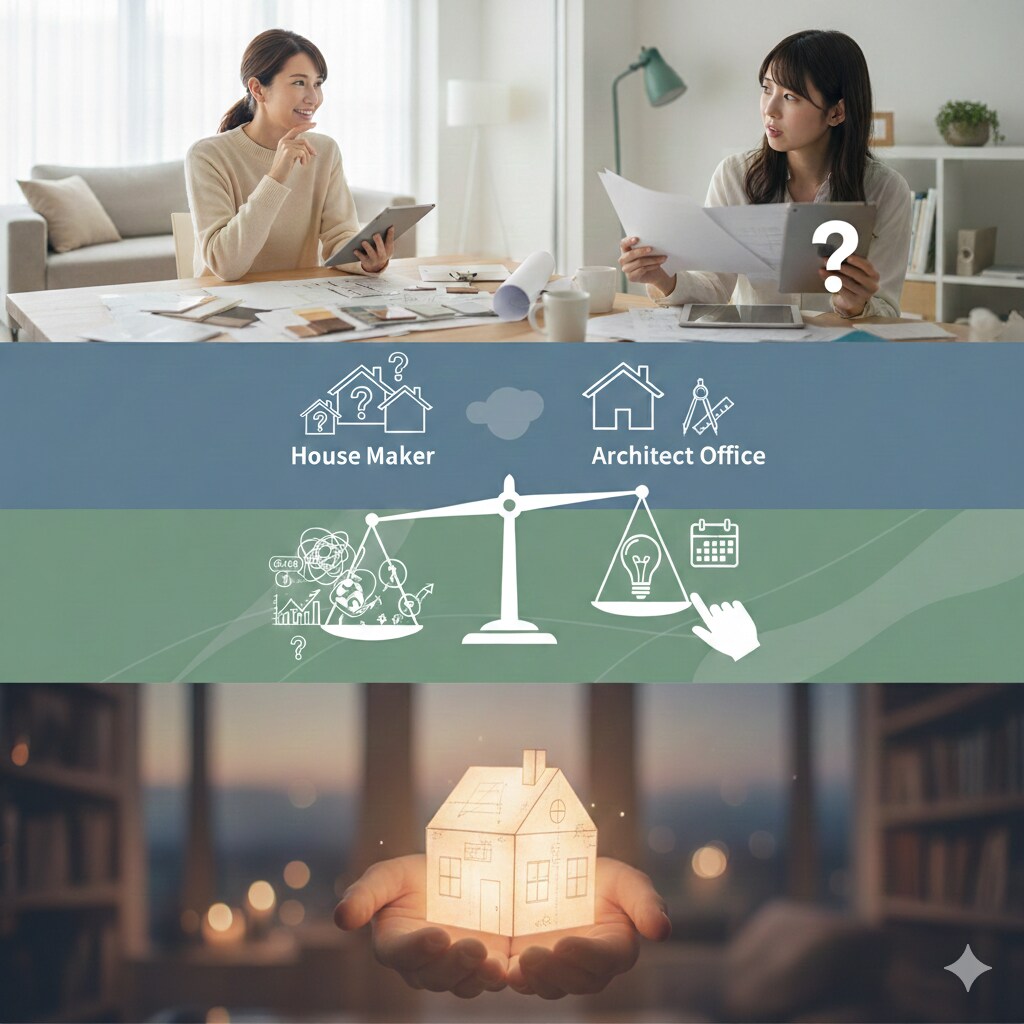 家づくりの悩みを施主目線で整理します 設計事務所で家づくり中の施主が伴走しながら相談 イメージ1
