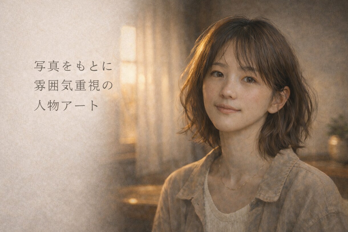 写真・人物を元にした世界観イラストを制作します 雰囲気を大切にしたオリジナルイラスト制作 イメージ1