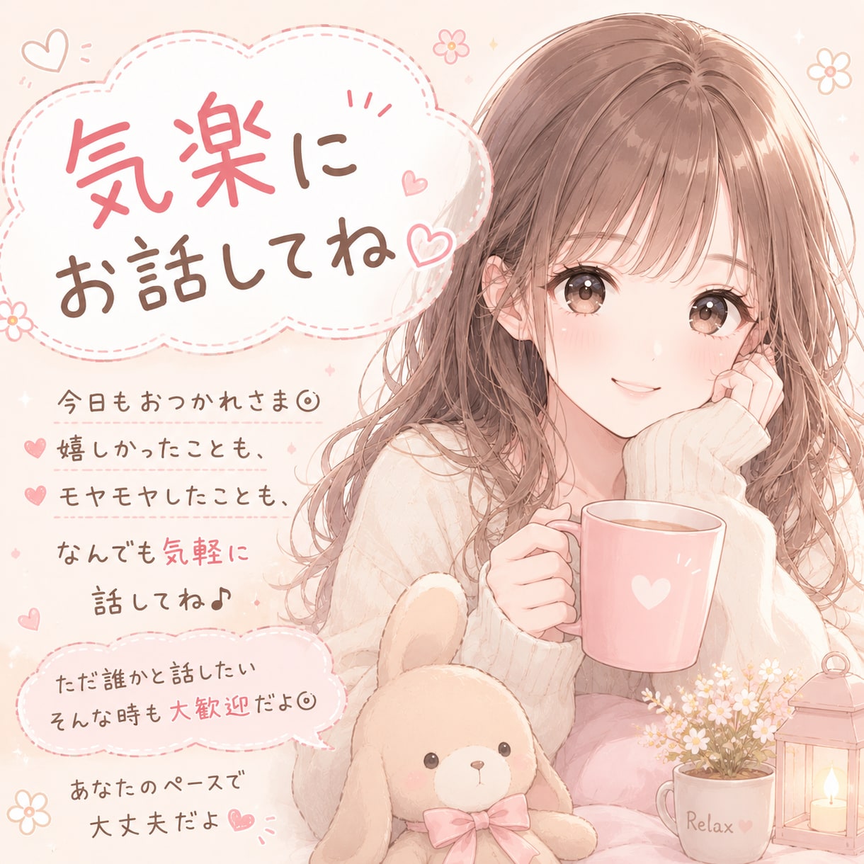 あなたの居場所☆相談、愚痴、お話聞きます あなたの居場所になれますように☆ イメージ3