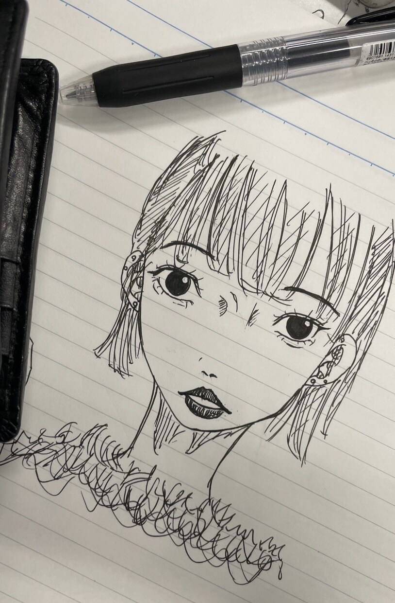 似顔絵描きます お客様の雰囲気を真似て描きます。雰囲気を描きます。 イメージ3