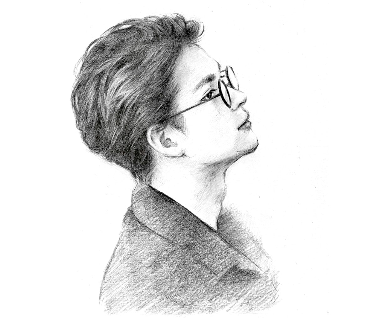 日常の一コマから思い出に残る似顔絵を手描きします プレゼントや記念に/鉛筆画・色鉛筆画・水彩画選べます イメージ3