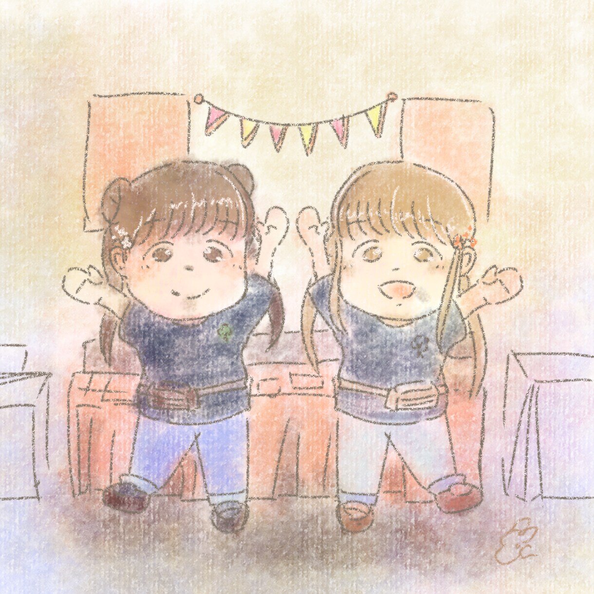 ミニキャライラスト描きます 可愛いミニキャライラストをアイコンやアルバムに！ イメージ2