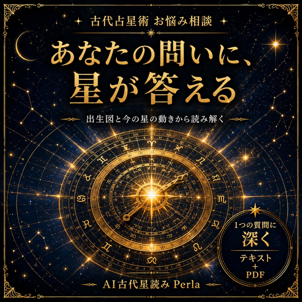 古代占星術で、あなたの今のお悩みに答えます 恋愛・仕事・人間関係。あなたの悩みを四千年の星が照らす イメージ1