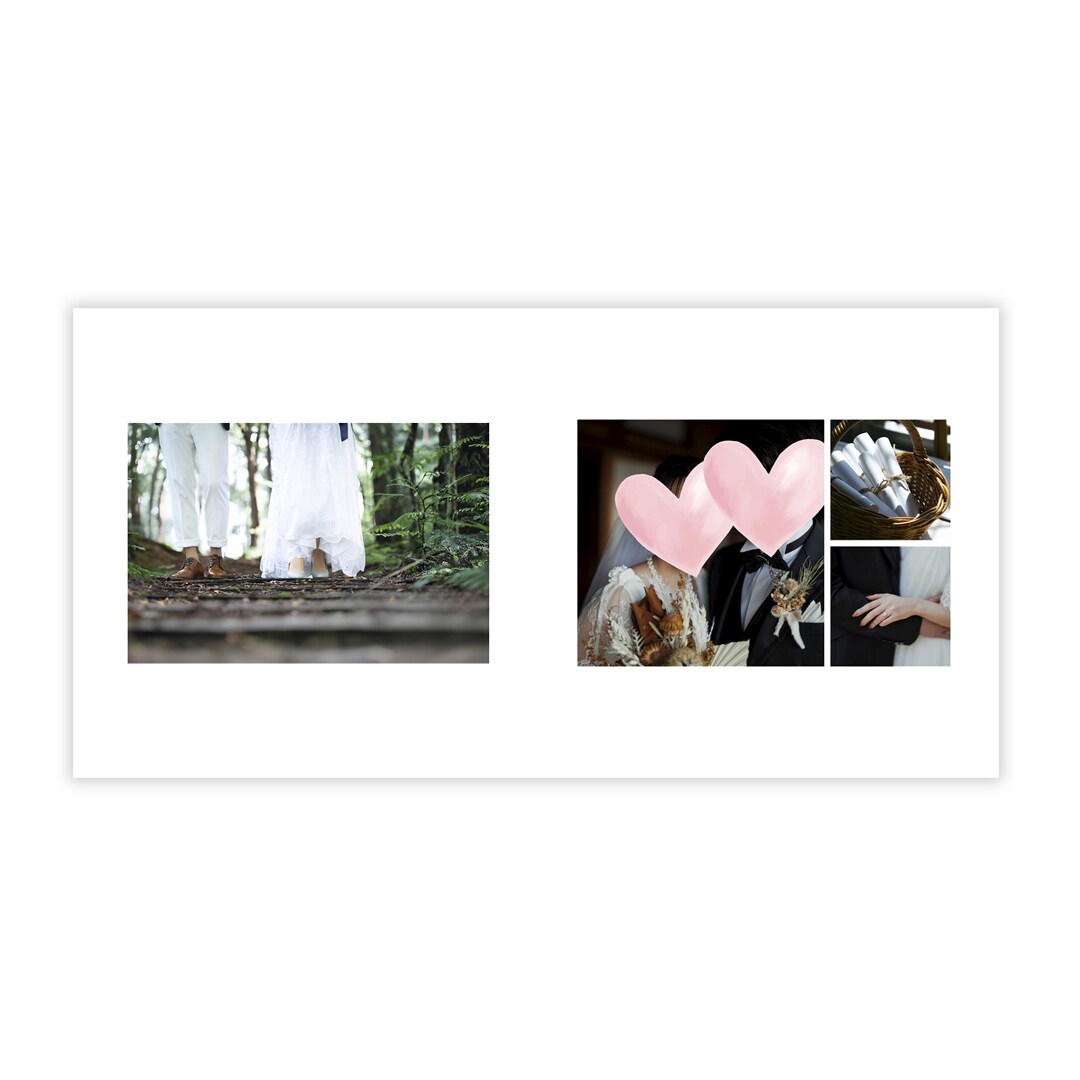 印刷込 おしゃれな結婚式アルバムお作りします ≪結婚式当日・前撮り写真≫に最適なアルバム作成します！ イメージ3