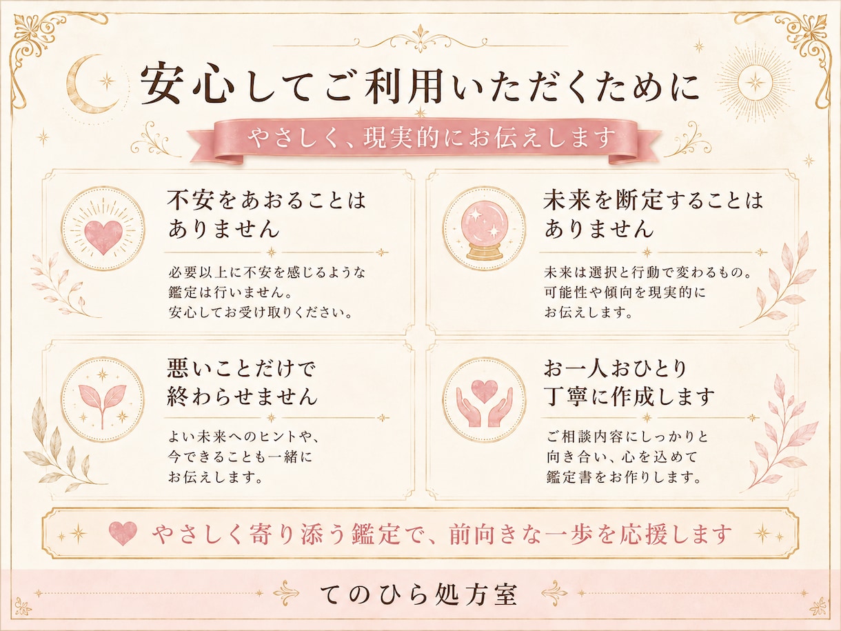 画像で届く手相鑑定書を作成します 左右の手相から本質と現在をやさしく読み解きます イメージ8