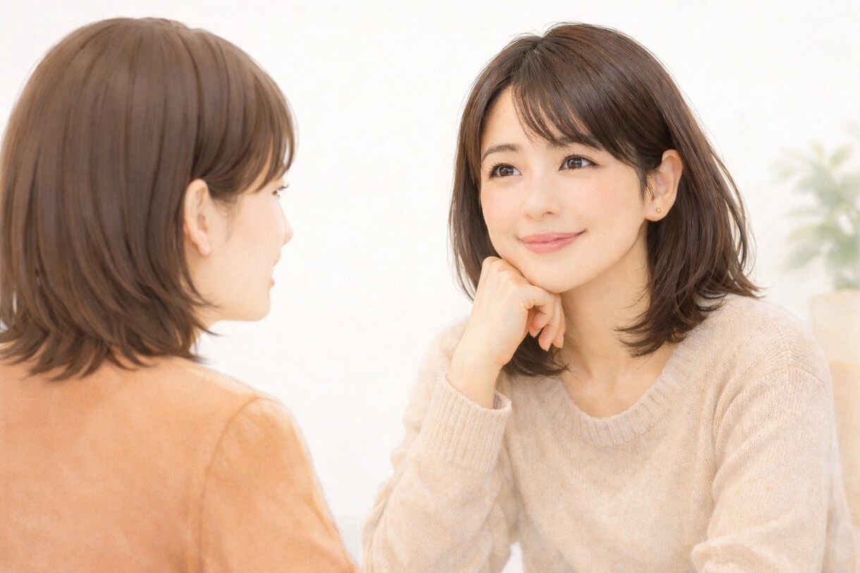 あなたの気持ちを静かに受け取り、お返事します ひとりで抱えている思いも一緒にほどいて、言葉にします。 イメージ2