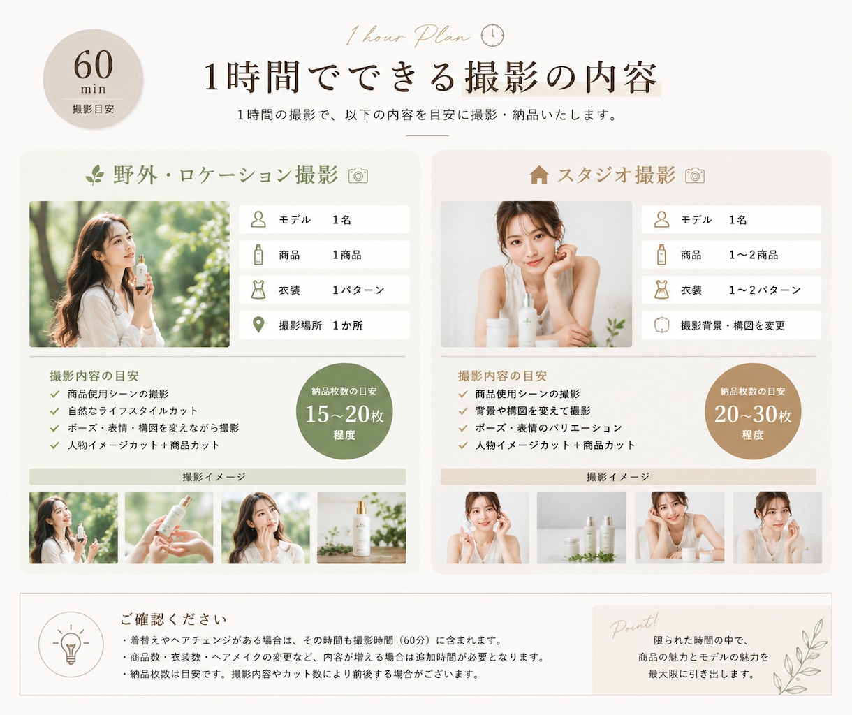 モデルを手配して商品・広告撮影まで対応します 商品に合うモデル選びから撮影・納品まで対応します イメージ9
