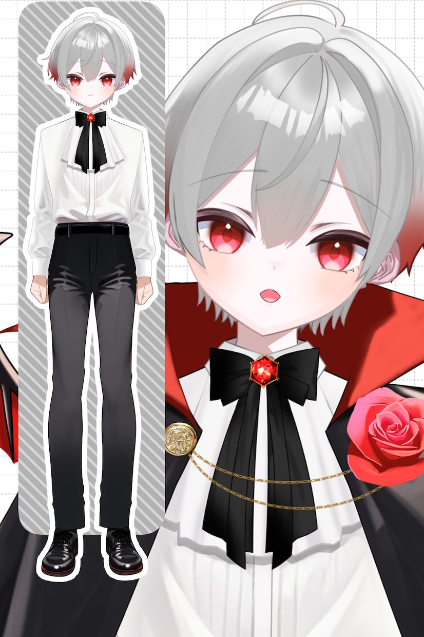Vtuberモデル（IRIAM用も可能）制作します 短期間で可愛らしいVtuberモデル制作します！ イメージ5