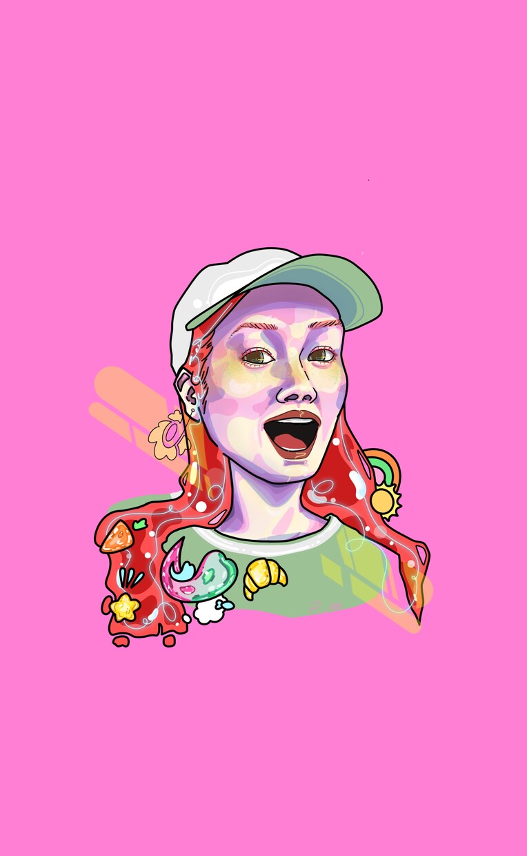 手描き！うるツヤでポップなイラスト作成します ゼリーのようなうるツヤ感と、少し奇妙なデザインが特徴。 イメージ4